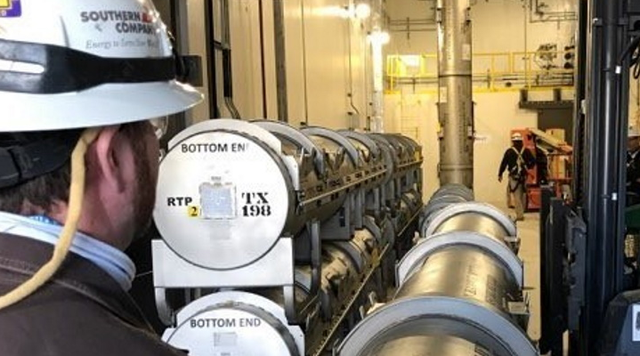 美國沃格特勒核電廠3號機組首批核燃料抵運