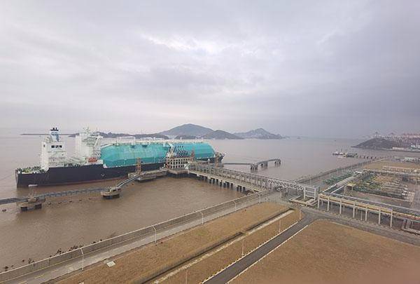 洋山港LNG码头天然气同期接卸量创历史新高