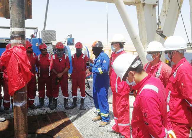 中曼伊拉克BP项目第二支井队顺利开钻