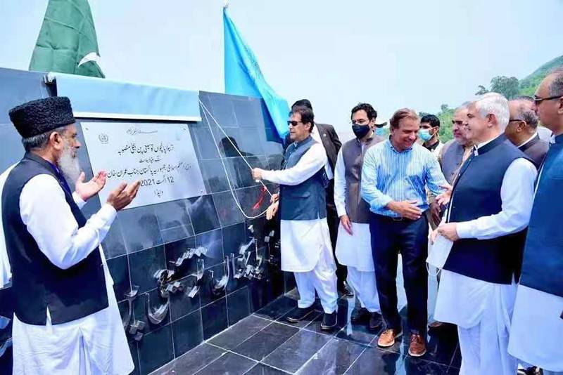 巴基斯坦总理伊姆兰·汗出席塔贝拉水电站五期扩建项目开工仪式