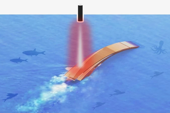科学家受水黾启发打造出或可清理海上溢油的机器人