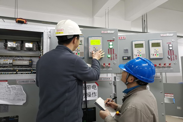 国能（连江）港电有限公司顺利完成2号机组10kV广义变频开关单体调试工作