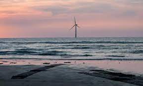 台湾最大海上风电场首次发电