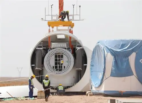 100MW！“蒙电入鲁”又一风电项目完成首台风机吊装