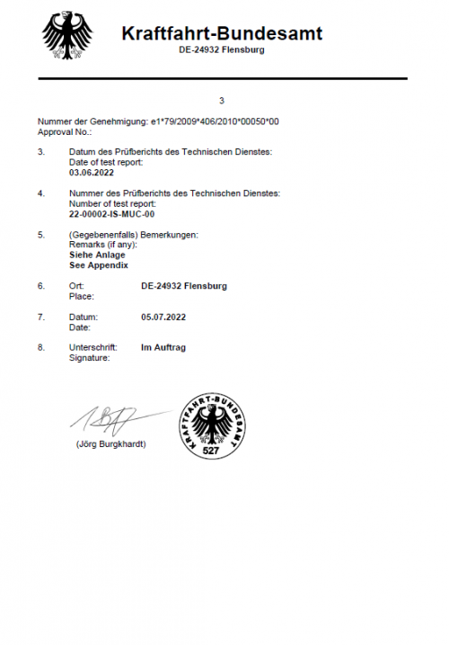 走向国际市场！未势能源70MPa减压阀通过德国交通部（KBA）EC79认证