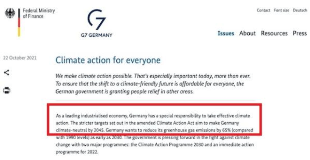 （德国目标）德国取消2035年碳中和目标是误读？准确来说应该是放弃2035年100%绿电目标