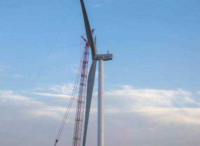 深耕大西北，H171-4MW分散式风电项目成功首吊！