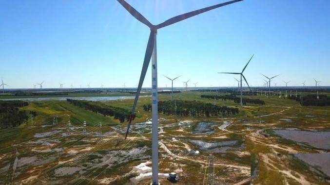 刷新記錄！“吉電入魯”水發能源通榆縣500MW風電項目單日發電量首次突破千萬kWh