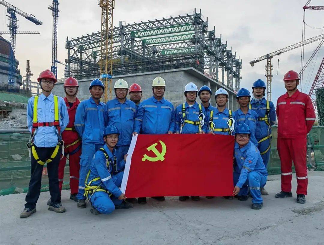 漳州核电2号机组PX泵房0m板混凝土浇筑完成