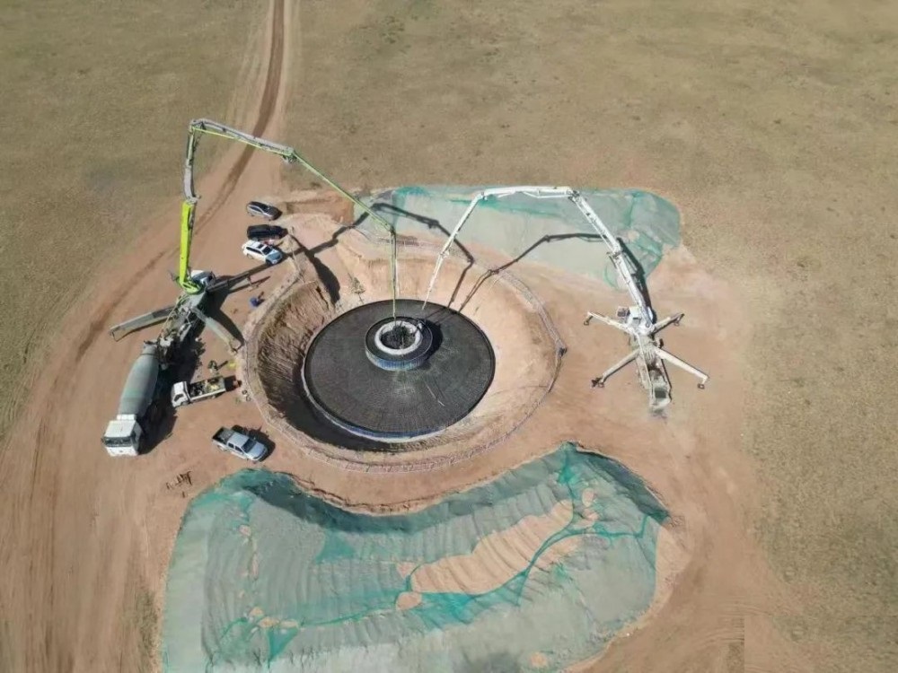 陆上超大容量机组落地深能内蒙古苏尼特左旗风电项目
