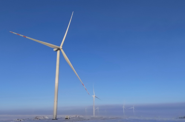中企投建哈萨克斯坦北部风电项目一期并网发电