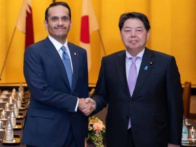 日本外相会见卡塔尔外交大臣，就能源稳定供应寻求合作 