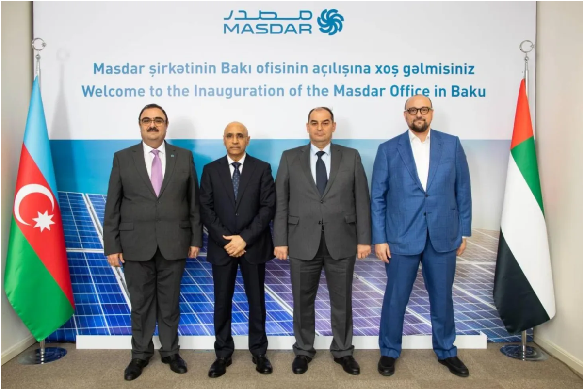 马斯达尔在巴库开设办事处！阿塞拜疆的目标是到2030年将清洁能源占总发电量的30%