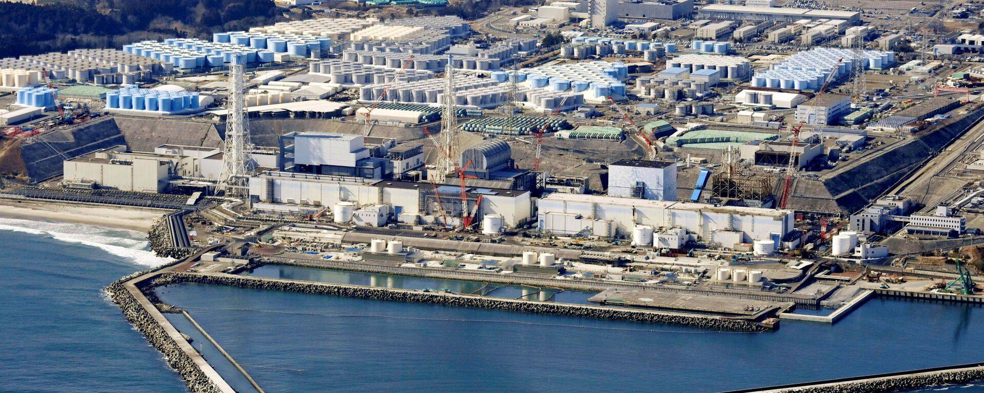 东京电力公司完成福岛核电站核污染水海底排水口固定工程