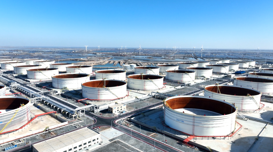 国内最大！中国海油原油储备库投油成功