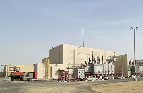 沙特紅海項目1號電站對外送電及1號變電站受電一次成功