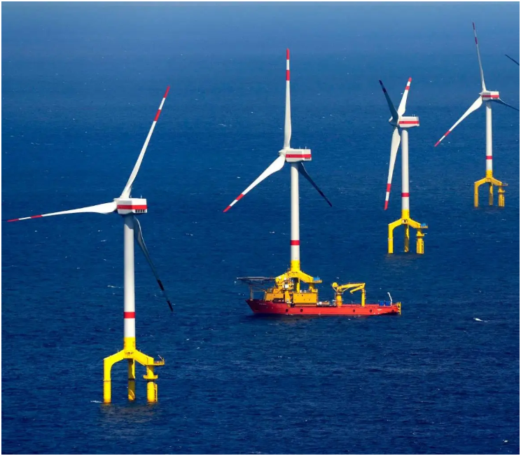 为解决天然气短缺所带来的能源压力德国计划在北海互连10GW的海上风电