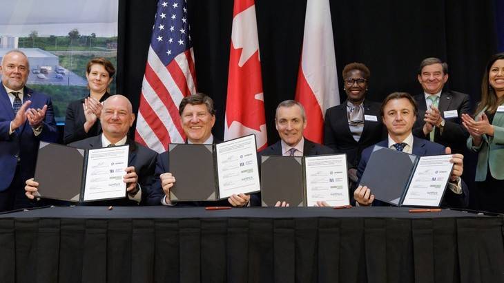 美國、加拿大、波蘭三國企業簽署小型堆技術合作協議