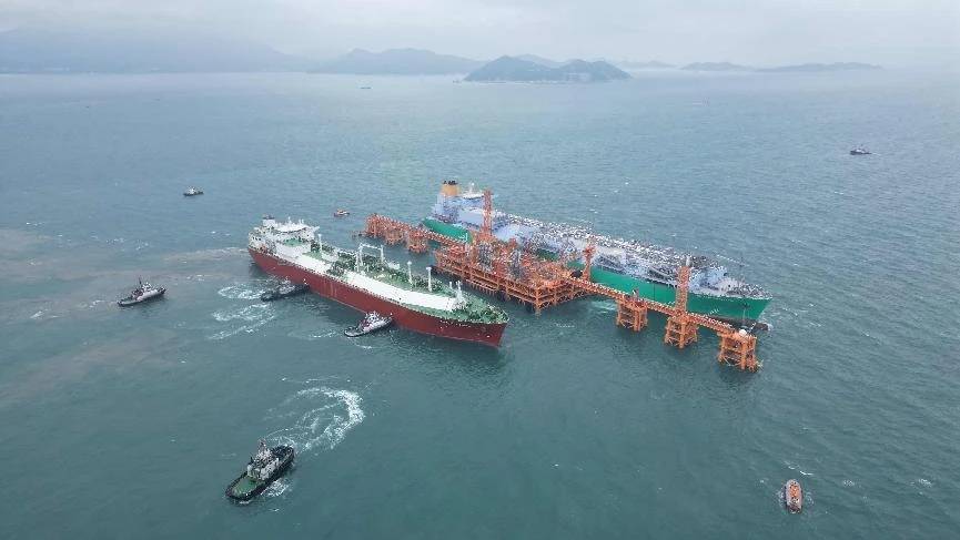 世界最大！香港液化天然气项目试运行