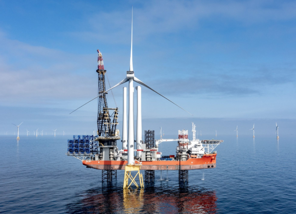 苏格兰最大海上风电场完工