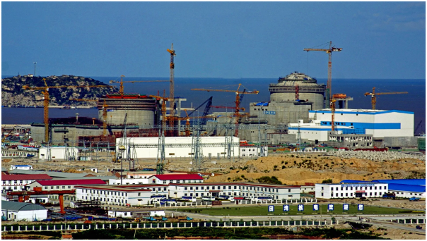 田湾核电站7号机组核反应堆容器已从俄罗斯运抵工地