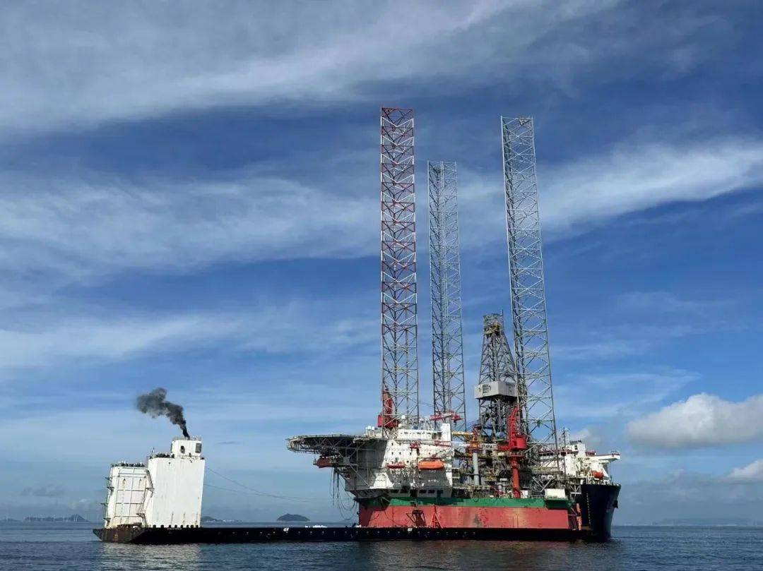 中海油服钻井平台抵达科威特作业