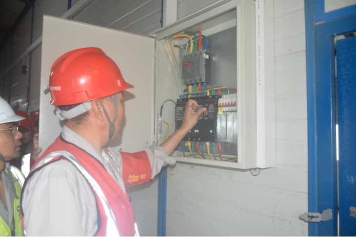 中能建建筑集团新疆昌吉英格玛电厂工程项目部：  安全无小事，责任大于天