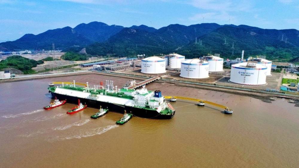 中国海油浙江宁波“绿能港”顺利完成LNG大船返装