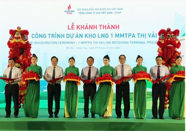 越南液化天然气储气库正式投入运营