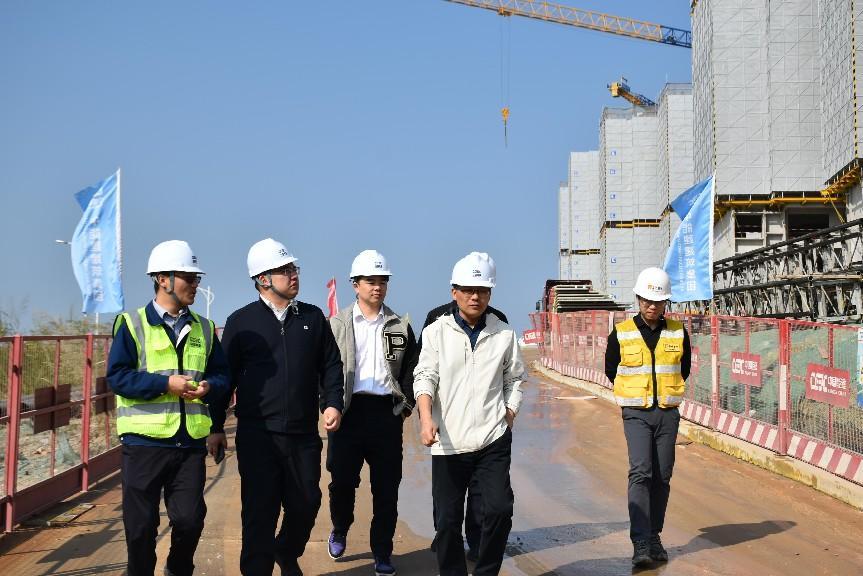 中能建建筑集團(tuán)保良北EPC：廣州機(jī)場開發(fā)建設(shè)有限公司財(cái)務(wù)部部長劉倜輝攜農(nóng)發(fā)銀行到項(xiàng)目調(diào)研