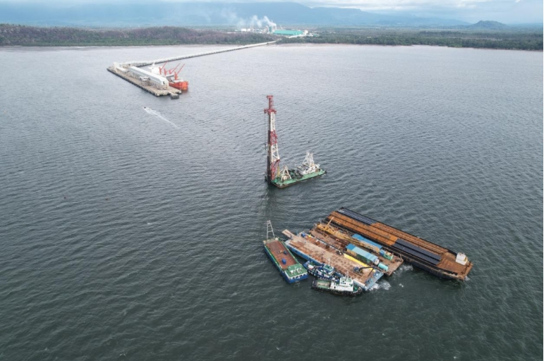 马来西亚沙巴海上近岸液化天然气工厂ZLNG码头项目正式启动