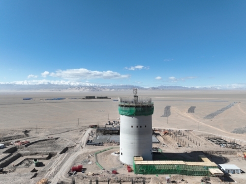 新疆若羌光热项目施工进入全新阶段