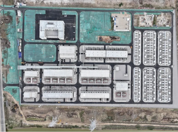 中核田湾200MW/400MWh储能电站并网成功