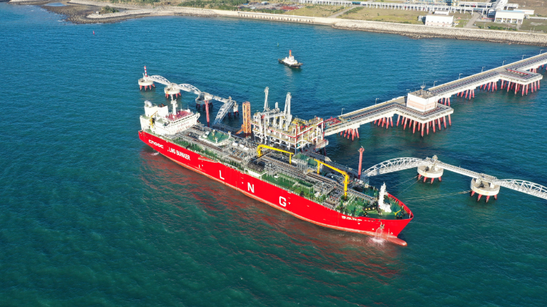 中集太平洋海工第三艘7600立方米LNG加注船成功下水