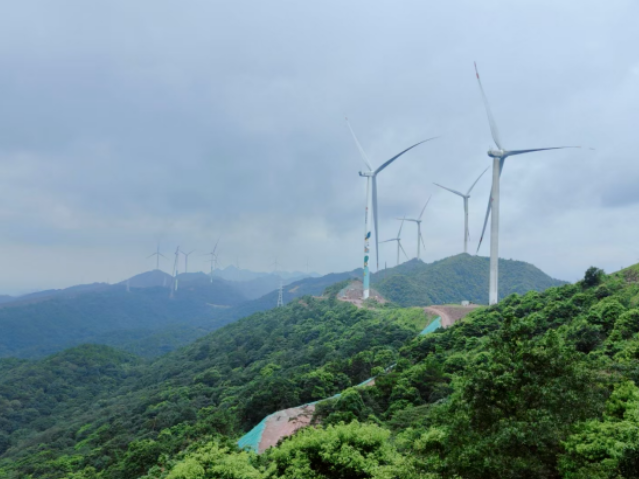 廣西最大單機容量風機并網運行