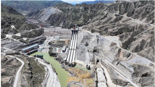 黃河羊曲水電站下閘蓄水