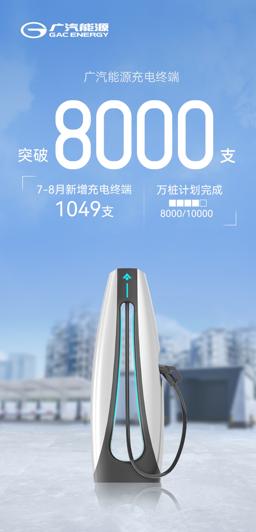 充電終端突破8000支！萬樁計劃加速度進行時