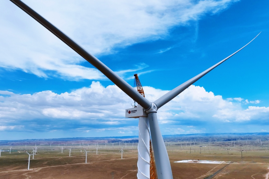 國華投資瑪依塔斯風電場完成大容量機組升級