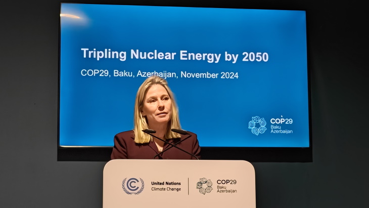 COP29：又有六國(guó)加入三倍核能目標(biāo)，美國(guó)制定部署計(jì)劃