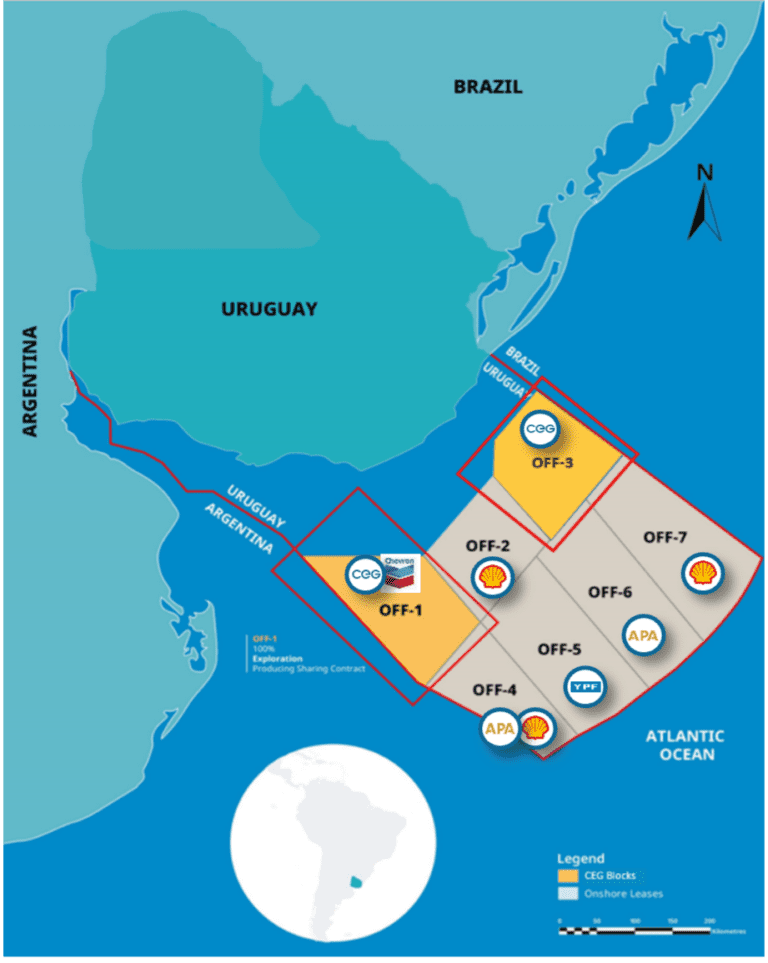 Challenger Energy Group准备启动乌拉圭海岸浅水勘探区块转让程序