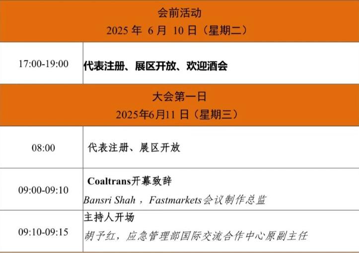 議程更新 | 第十八屆中國國際煤炭大會